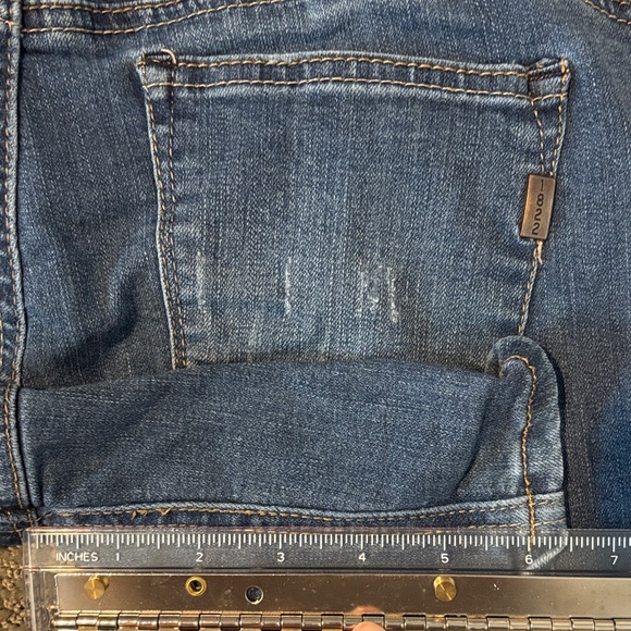 1822 Denim Dark Blue Jean Shorts - Picture 5 of 5